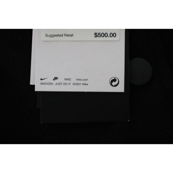 Nike FN3672-010 Women's Sz M Black Oversized Wool/Leather Destroyer Jacket - Picture 5 of 14